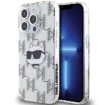 Karl Lagerfeld KLHCP15XHKLPCHT iPhone15 Pro Max 6.7" transparent hardcase IML Choupette Head & Monog