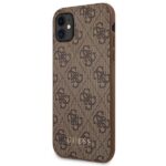 Guess GUHCN61G4GB iPhone 11 6,1" / Xr brown hard case 4G Collection - imagine 2