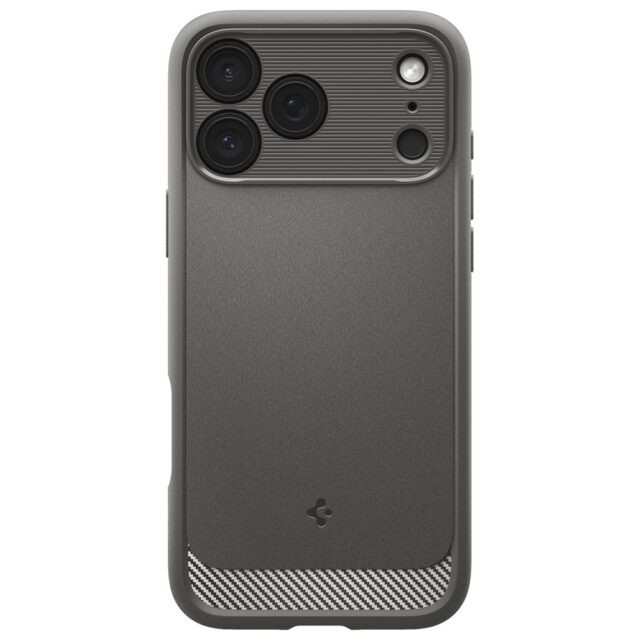 Spigen Rugged Armor Mag MagSafe Case for iPhone 17 Pro Gray - imagine 2