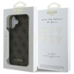 Guess GUHCP16SGF4GBR iPhone 16 6.1" brown hardcase 4G Charms Collection - imagine 8