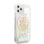 Guess GUHCN58LGIRGP iPhone 11 Pro hard case Gradient Liquid Glitter Circle Logo - imagine 5