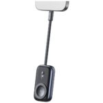 inductive charger for Apple Watch Usams CD245 2-in-1 with 1200mAh powerbank + USB-C cable titanium - imagine 2