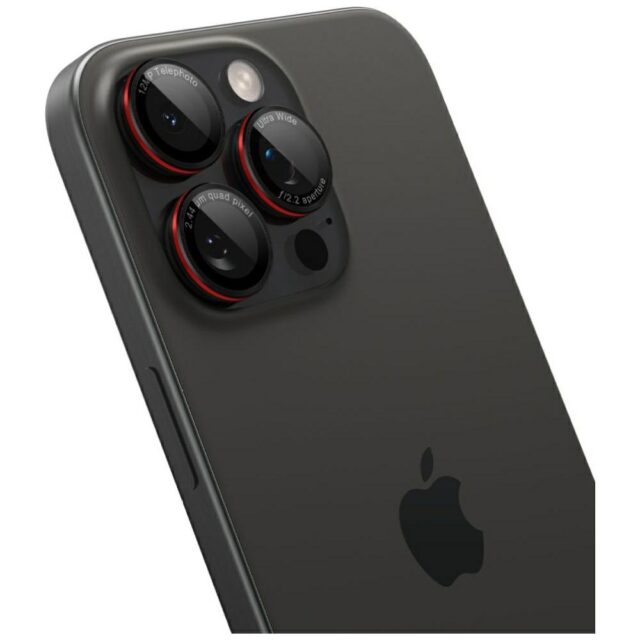 Spigen Camera Lens Protection Optik.Tr Camera EZ FIT Lens for Apple iPhone 17 Pro Max / 17 Pro / 16 - imagine 7