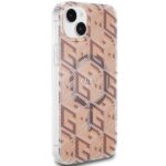 Guess GUHMP15MHGCUSTGW iPhone 15 Plus /14 Plus 6.7" brown hardcase IML GCube MagSafe - imagine 4