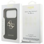 Guess Grained Big 4G & Classic Logo case for iPhone 17 Pro black - imagine 8