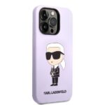 Karl Lagerfeld KLHCP14XSNIKBCU iPhone 14 Pro Max 6,7" hardcase purple Silicone Ikonik - imagine 4