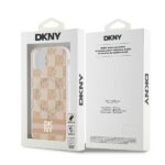DKNY DKHMN61HCPTSP iPhone 11 / Xr 6.1 inch pink hardcase IML Checkered Mono Pattern & Printed Stripe - imagine 8