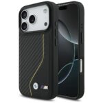 Case BMW M Carbon Line & Logo MagSafe for iPhone 17 Pro yellow