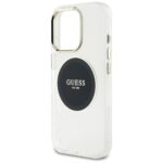 Case Guess IML Metal Colored Circle Classic Logo MagSafe for iPhone 16 Pro black - imagine 6