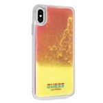Guess GUHCI65GLCPI iPhone Xs Max pink hard case California Glow in the dark - imagine 5