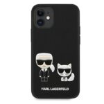 Karl Lagerfeld KLHCP12SPCUSKCBK iPhone 12 mini 5,4" black hardcase Ikonik Karl & Choupette - imagine 3