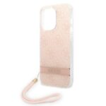 Guess GUOHCP14LH4STP iPhone 14 Pro 6,1" pink hardcase 4G Print Strap - imagine 5