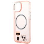 Karl Lagerfeld KLHMP14MHKCP iPhone 14 Plus / 15 Plus 6,7" hardcase pink Karl & Choupette Alumi - imagine 6