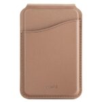 UNIQ Coehl Esme magnetic wallet with mirror and stand beige/dusty nude