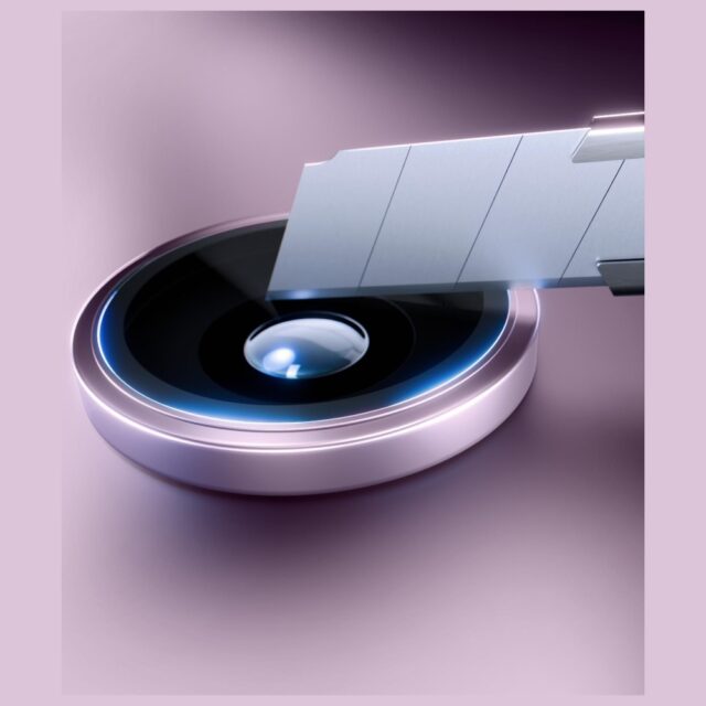 Camera lens protection 3MK HARDY Lens Protection Pro for Apple iPhone 17 purple - imagine 4