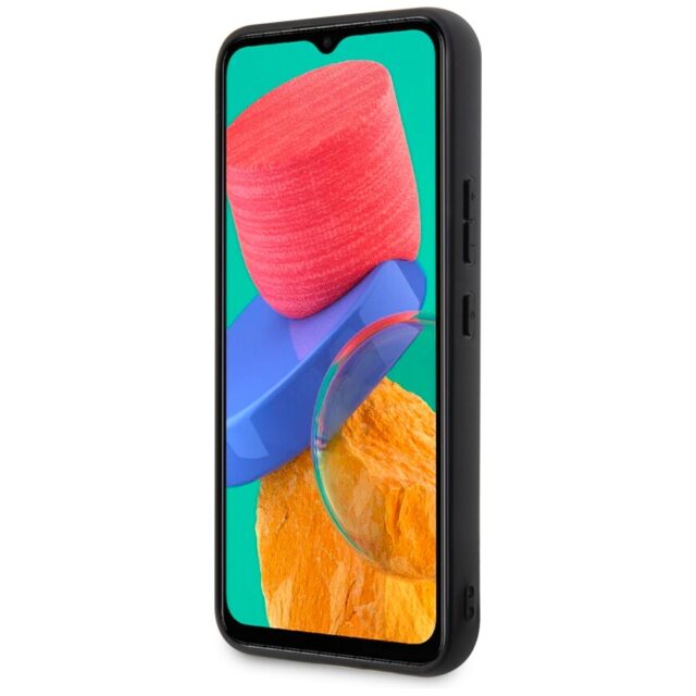 Case BMW BMHCSA5422PTDK A54 black Leather Stamp Tricolor - imagine 5