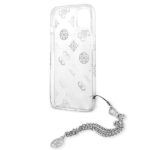 Guess GUHCP13MKSPESI iPhone 13 / 14 / 15 6,1" silver hardcase Peony Chain Collection - imagine 7