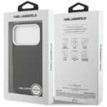 Karl Lagerfeld FW Stamped Karl MagSafe Case for iPhone 17 Pro Black - imagine 8