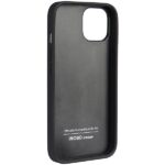 Audi Genuine Leather iPhone 14 / 15 / 13 6.1" black hardcase AU-TPUPCIP14-Q8/D1-BK - imagine 5