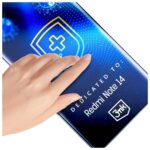 3MK SilverProtect+ Wet-Mount Antimicrobial Film for Redmi Note 14 4G - imagine 3