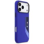 BMW M Silicon Vertical Logo MagSafe Case for iPhone 17 Pro Max Navy Blue - imagine 4