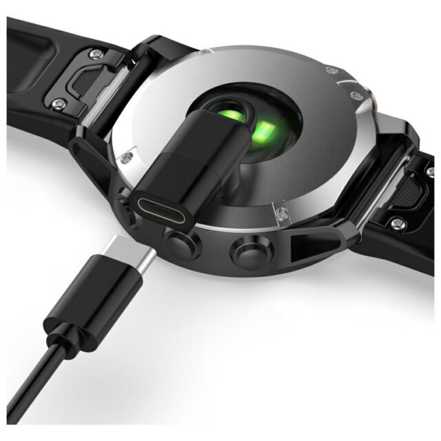 Adapter USB-C Beline for Charging Garmin Watches black - imagine 5