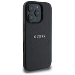 Guess GUHMP16XPGHSMMK iPhone 16 Pro Max 6.9" black hardcase Grained Ring MagSafe - imagine 4