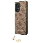 Guess GUHCA33GF4GBR A33 5G A336 brown hardcase 4G Charms Collection - imagine 2