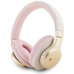 Guess Bluetooth on-ear headphones GUBH604GEMP pink 4G Script