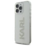 Karl Lagerfeld KLHCP16XHKLSTDCT iPhone 16 Pro Max 6.9" transparent hardcase IML Rhinestones Logo - imagine 2