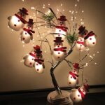 Lampki choinkowe - bałwanki10 szt. / 165 cm - imagine 6