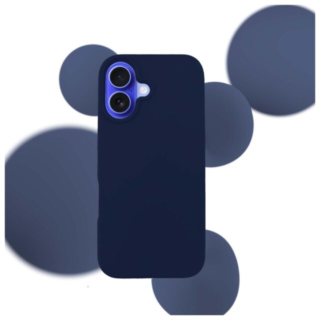 3MK Silicone Case iPhone 16 6.1" dark navy - imagine 2