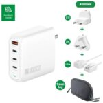 Power charger 4smarts Flex Pro 100W 3xUSB-C + 1xUSB-A Travel Edition white - imagine 6