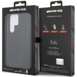 AMG AMHCS23LBLSCA S23 Ultra S918 black hardcase with Carbon Stripe & Embossed design - imagine 8