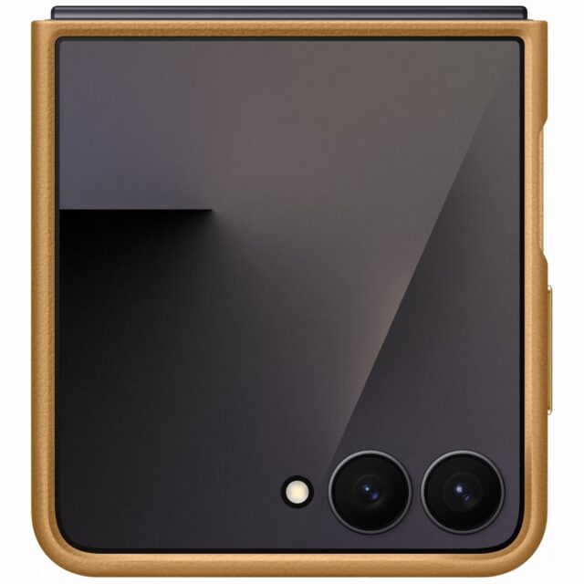 Case Samsung Kindsuit Case for Galaxy Z   Flip7 camel - imagine 2
