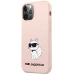 Karl Lagerfeld KLHCP12MSNCHBCP iPhone 12/12 Pro 6,1" hardcase pink Silicone Choupette - imagine 2
