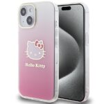 Hello Kitty HKHCP15SHDGKEP iPhone 15 /14 / 13 6.1" pink hardcase IML Gradient Electrop Kitty