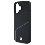 BMW BMHMP16S23RDCLK iPhone 16 6.1" black hardcase Sign Leather Textured And Line MagSaf - imagine 6