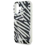 Karl Lagerfeld KLHCP16SHZBPKCCK iPhone 16 6.1" black hardcase IML Zebra Pattern & Cord - imagine 5