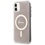 Guess GUHMN61H4STP iPhone 11 6.1" pink hardcase 4G MagSafe - imagine 2