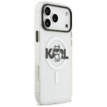Karl Lagerfeld IML Choupette Sketch Logo MagSafe Case for iPhone 17 Pro Max Clear - imagine 4