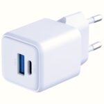 Wall charger 3MK Hyper GaN Charger 20W 1xUSB-A 1XUSB-C PD QC4+ white - imagine 5