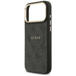 Case Guess 4G PU Classic Logo MagSafe for iPhone 17 Pro Max black - imagine 6