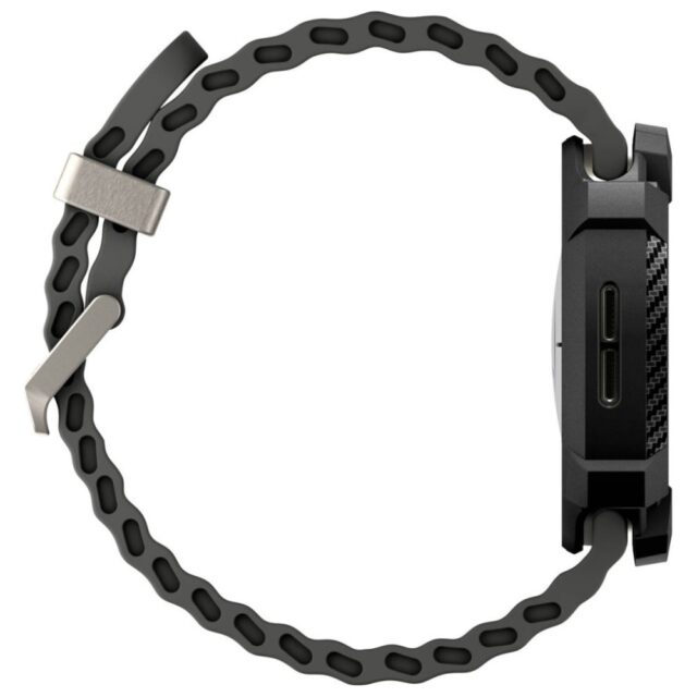 Spigen Rugged Armor Case for Samsung Galaxy Watch 8 44mm black - imagine 5