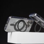 CARE by PanzerGlass Feature KickstandCase iPhone 16 Pro 6,3" black MagSafe 1322 - imagine 4