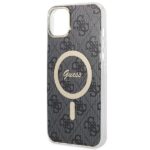 Guess Set GUBPP14MH4EACSK Case+ Charger iPhone 14 Plus / 15 Plus 6.7" black hard case 4G Pr - imagine 6
