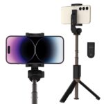 Araree Selfie Stick Bluetooth Selfie Pod black Tripod AR60-01729A - imagine 2