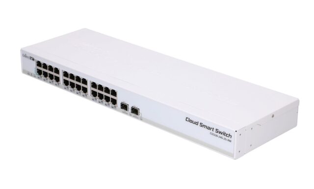 MikroTik CSS326-24G-2S+RM | Switch | 24x RJ45 1000Mb/s, 2x SFP+ - imagine 3