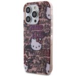 Hello Kitty HKHCP15XHDGPTP iPhone 15 Pro Max 6.7" pink hardcase IML Tags Graffiti - imagine 2