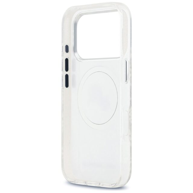 Case Karl Lagerfeld IML Glitter Karl & Choupette Heads Logo MagSafe for iPhone 17 Pro gray - imagine 7